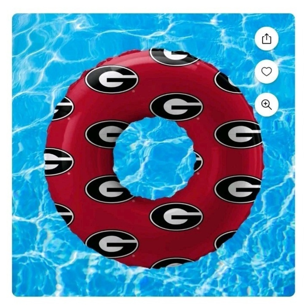 Georgia Bulldogs  48inch Inflatable Pool Float Brand New In Box